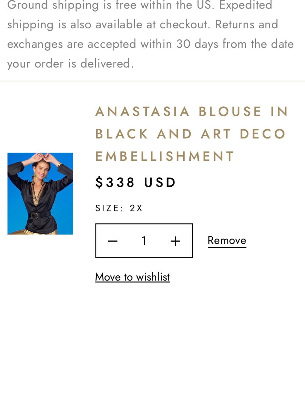 Nicoblu Anastasia Blouse - Picture 5 of 5